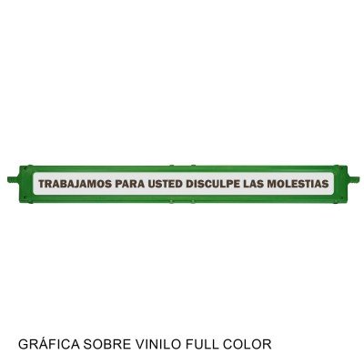 Valla plegable