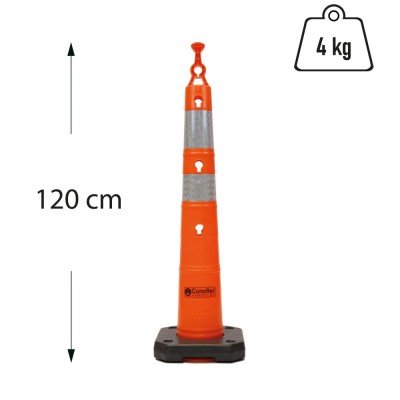 King Cone Light PVC Flexible con base