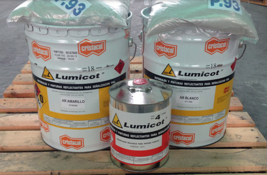 Pinturas acrílicas y termoplasticas